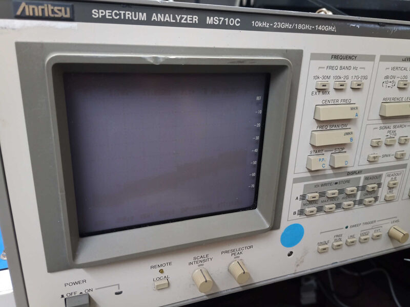 Anritsu MS710C spectrum analyser 0